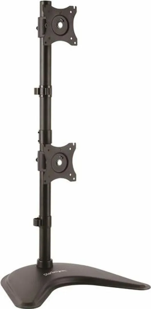 Support Écran Vertical Robuste en Acier - Double Moniteur Ajustable - 2