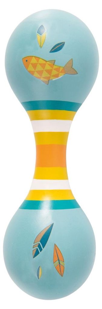 Doppelte blaue Maracas, Moulin Roty