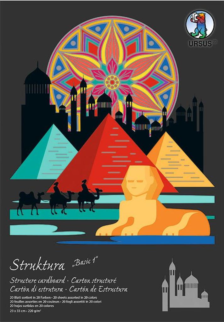 URSUS Sonderedtion "Struktura - Basic 1", Block, 23 x 33 cm