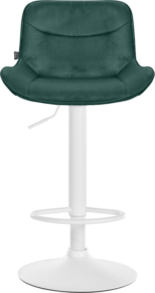 Barhocker HLO-CP303 Samt weiß grün