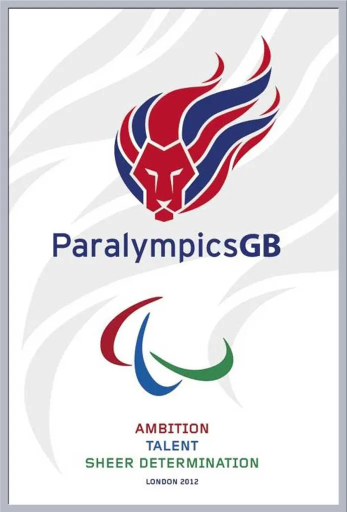 Cadre Argent Shinsuke et Affiche Paralympique Londres 2012 Acrylique