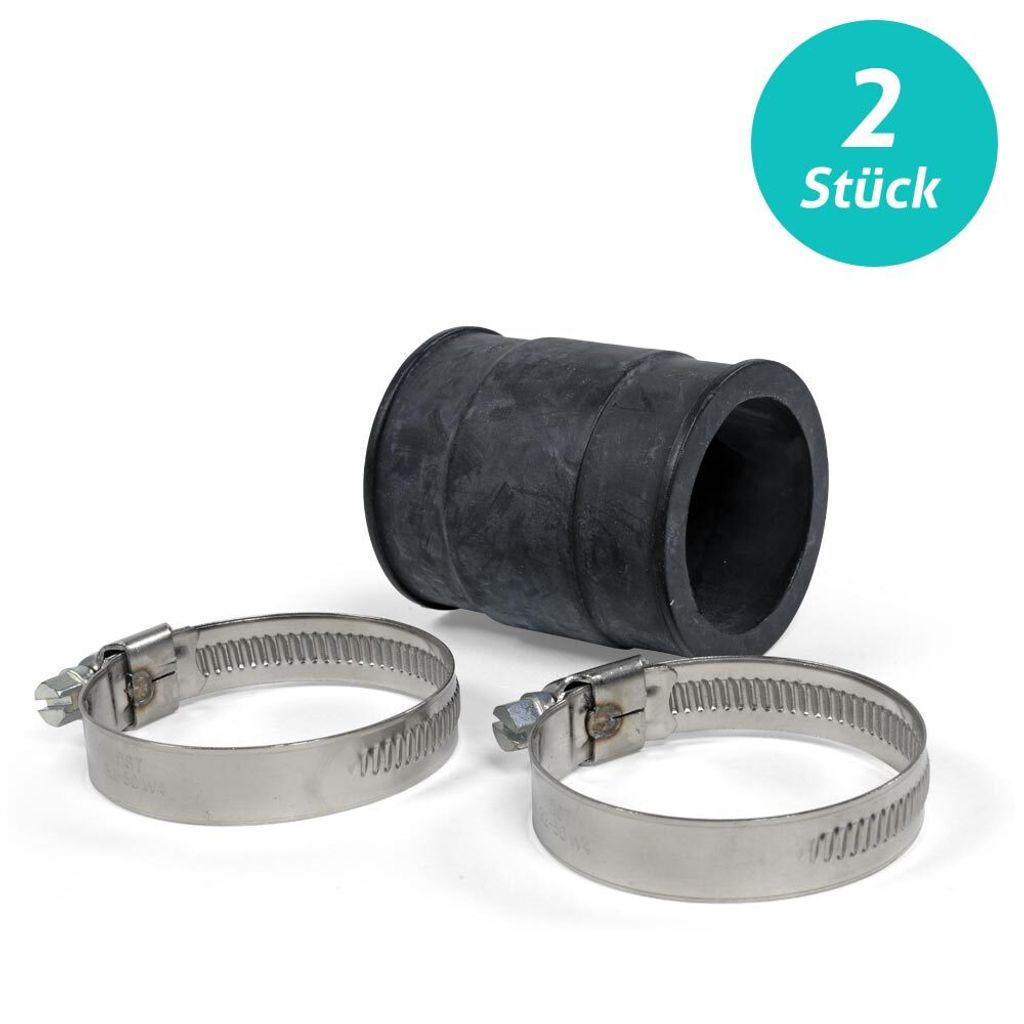2x OKU Verbindungsschlauch 38x5x60 mm inkl. 4 V2A-Schellen