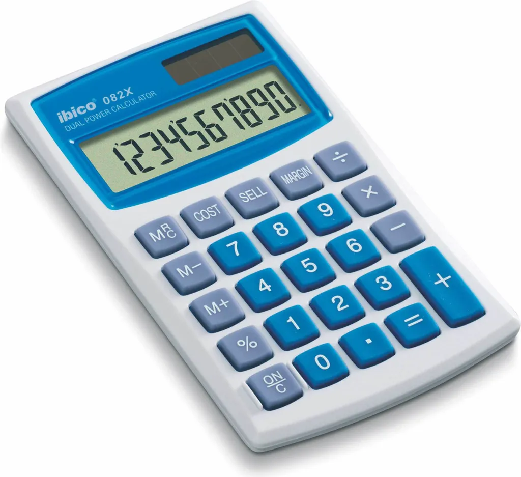 Calculatrice de bureau portable Ibico 082X pour gestion et commerce - 3