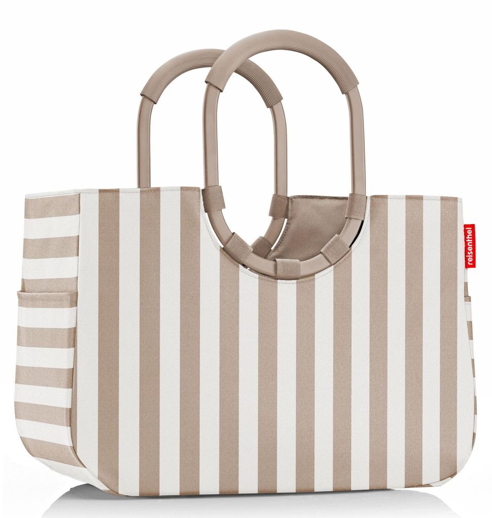 Reisenthel loopshopper L, Beige, Weiß, Polyester, Produktbild 