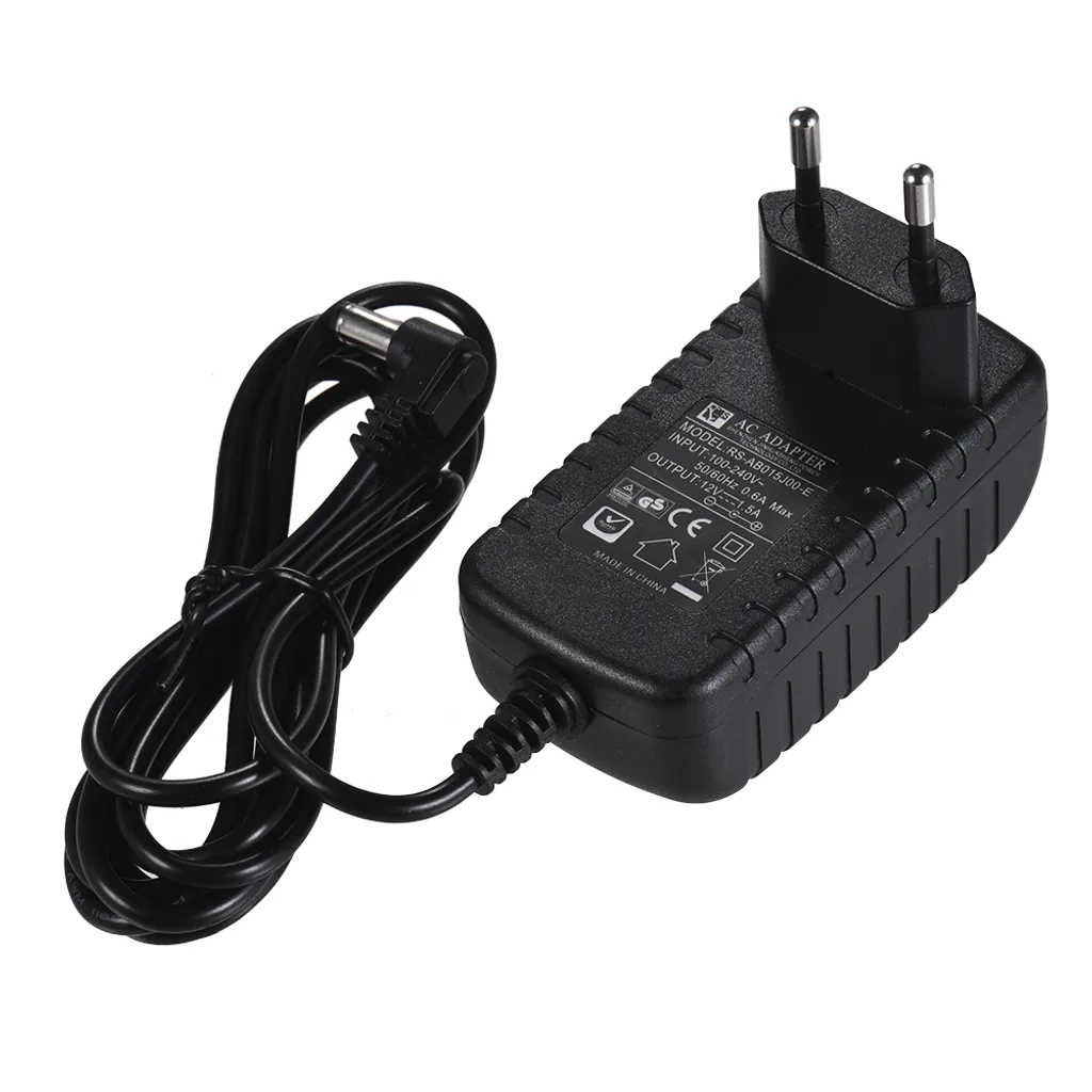 alimentatore 12 V 1,5 A per Viltrox L116T L116B L132T L132B VL-162T Videoproiettori a LED 100-240 V ad ampia tensione - 3