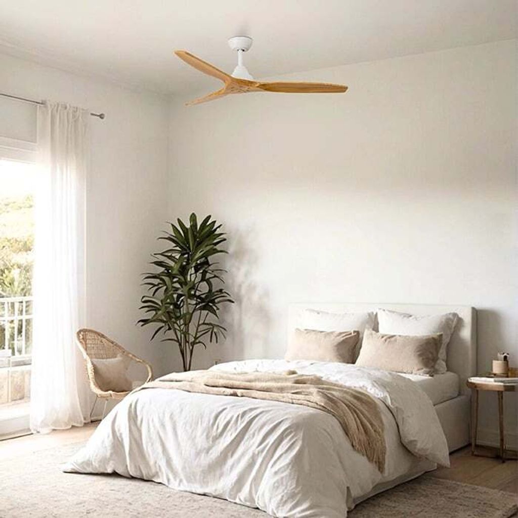 MORELOS M Ventilator ohne Licht weiß Ø132 Produktbild 