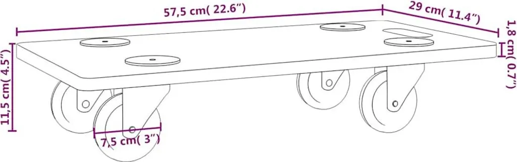 vidaXL 2x Ripiani Rotanti Legno | Robusti e Pratici per Ogni Stanza - 8
