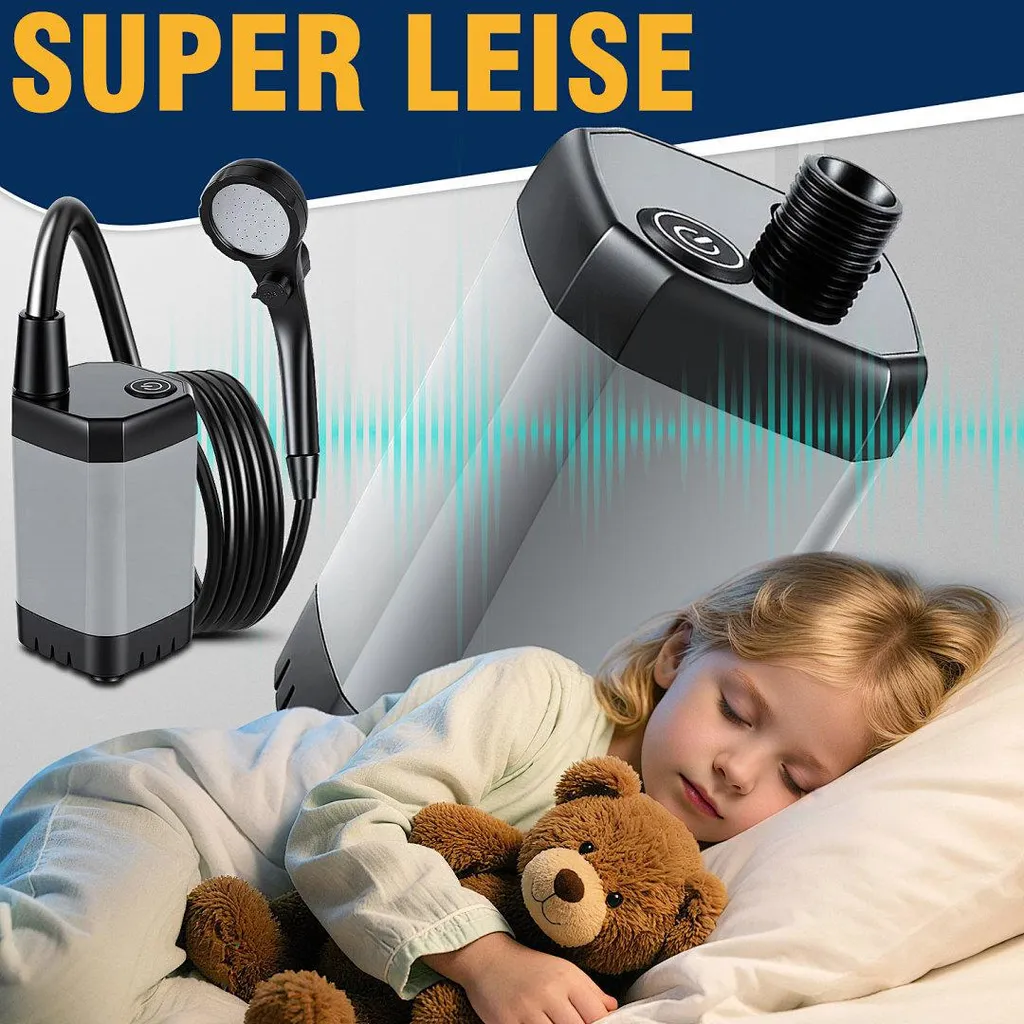 Izrielar Doccia Portatile 20L | Secchio Salvaspazio e Termometro LED - 6