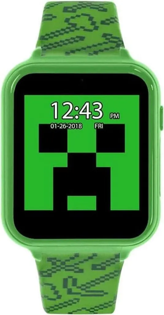 Smartwatch per Bambini Minecraft MIN4045ARG con Fotocamera Selfie - Verde