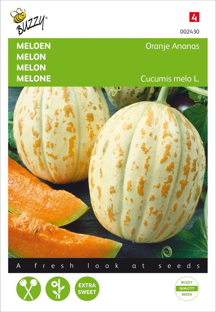 Melone Orange Ananas | Melonensamen von Buzzy Seeds