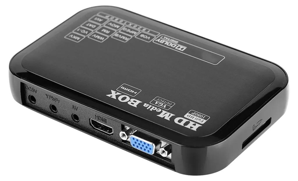 Lecteur Vidéo Full HD 1080P Compact Boîtier Multi-Format USB et MMC - 4