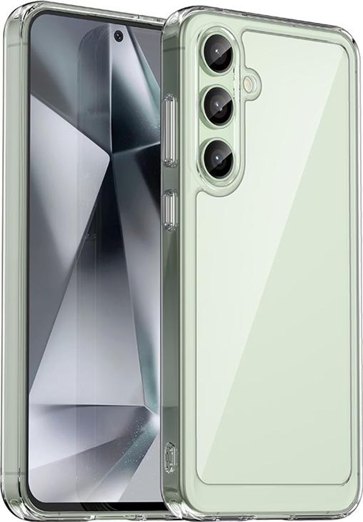 Hülle für Samsung Galaxy S24 FE - Phonesta Acrylic Hybrid Back Cover - Transparent