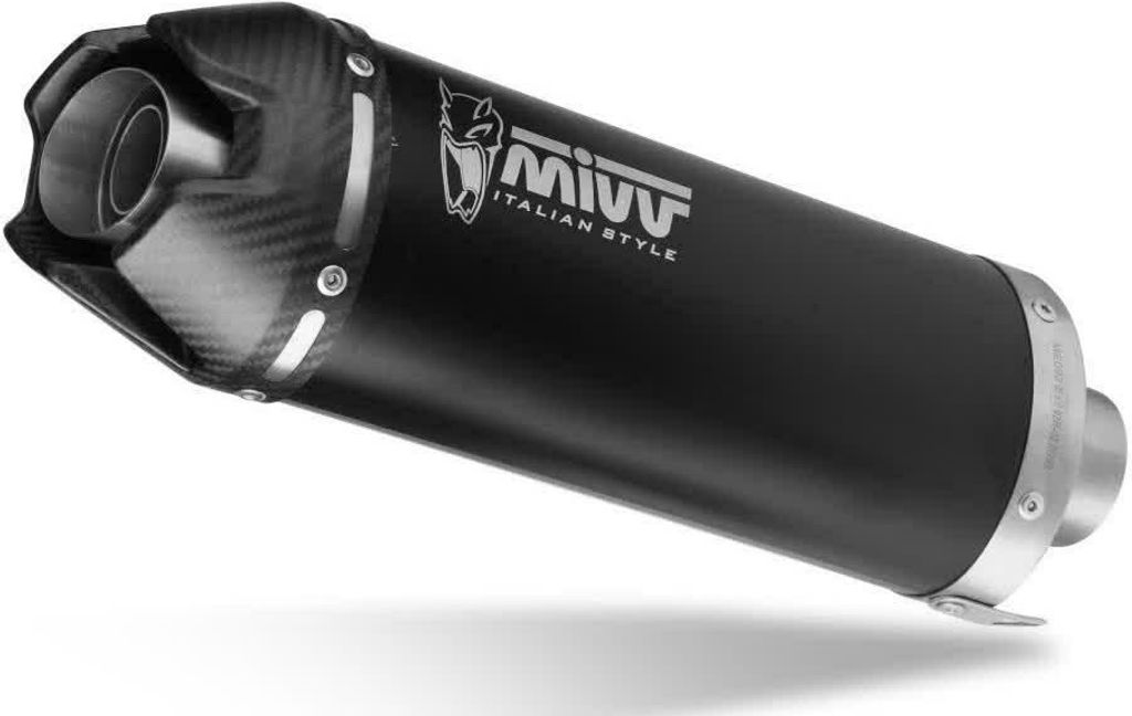 MIVV Ak-1 Black slip-on výfuk s homologovanou karbonovou Obrázek produktu 