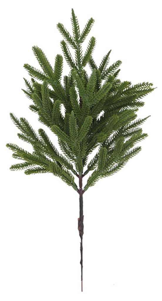 Künstliche Kiefernzweige, realistische Norfolk-Kiefernzweige, künstliches Grün, Kiefernnadeln, Zweige für DIY-Weihnachtskränze, Vasen, Dekorat...