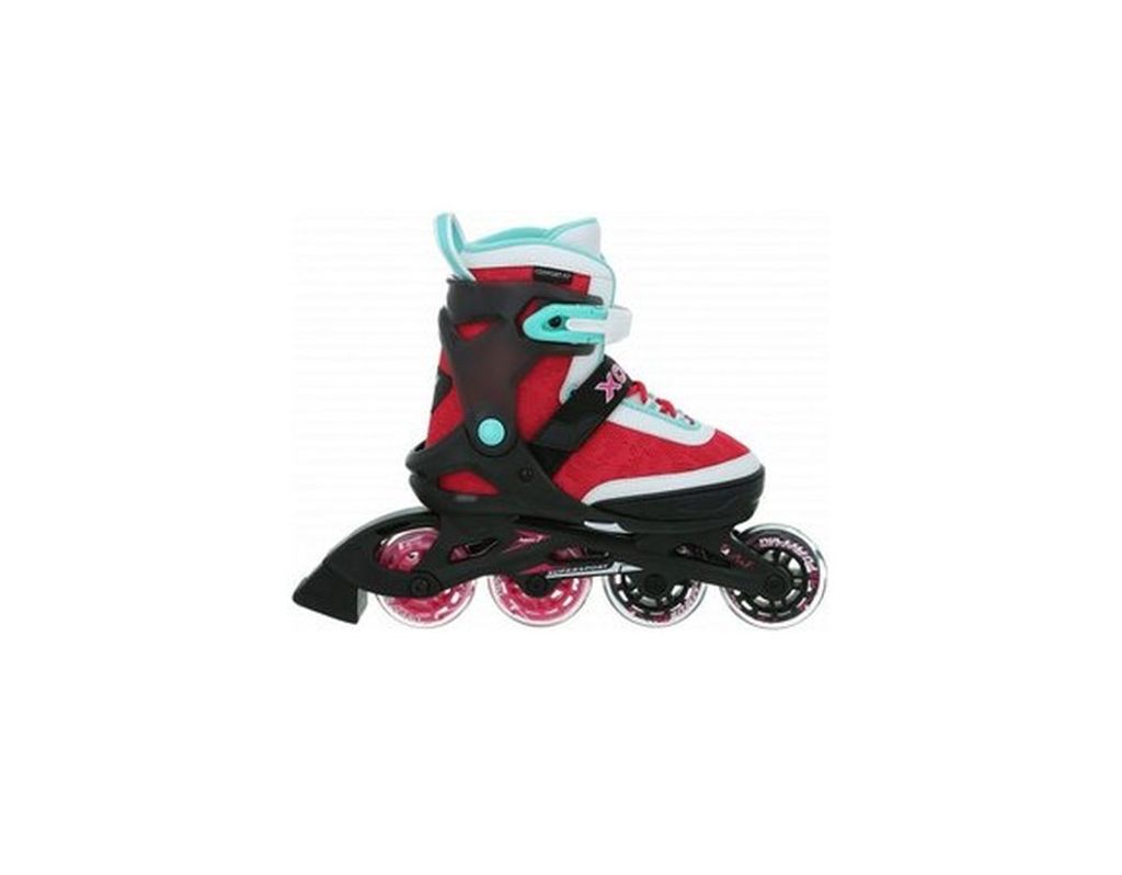 Stuf Xoom 2 Inline Skates Mädchen pink schwarz weiß Gr 38-41