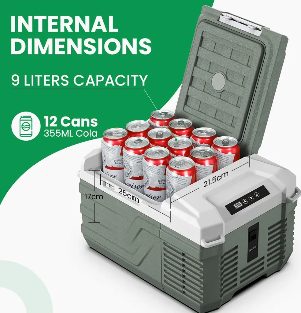Glacière électrique rigide 9 Litres avec fonction refroidissement rapide - 4