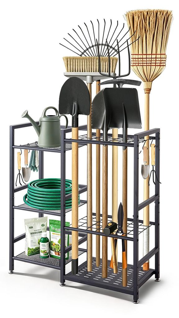 Supporto per attrezzi da giardino VEVOR, dimensioni Immagine del prodotto 