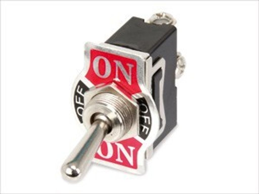 Interrupteur à bascule KN3(C)-103A, unipolaire, ON/OFF/ON Image du produit 