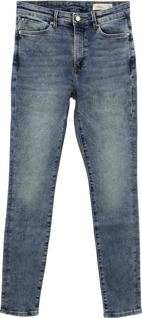 29145 S. Oliver, Izabell , Damen Jeans Hose, Stretchdenim, blue used, D 34 W 27 L 30