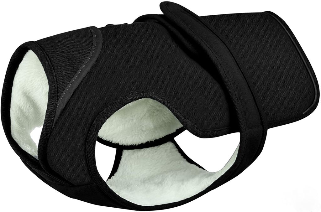 Zimní kabát pro psy Canvas, teplá fleecová bunda pro malá a Obrázek produktu 2