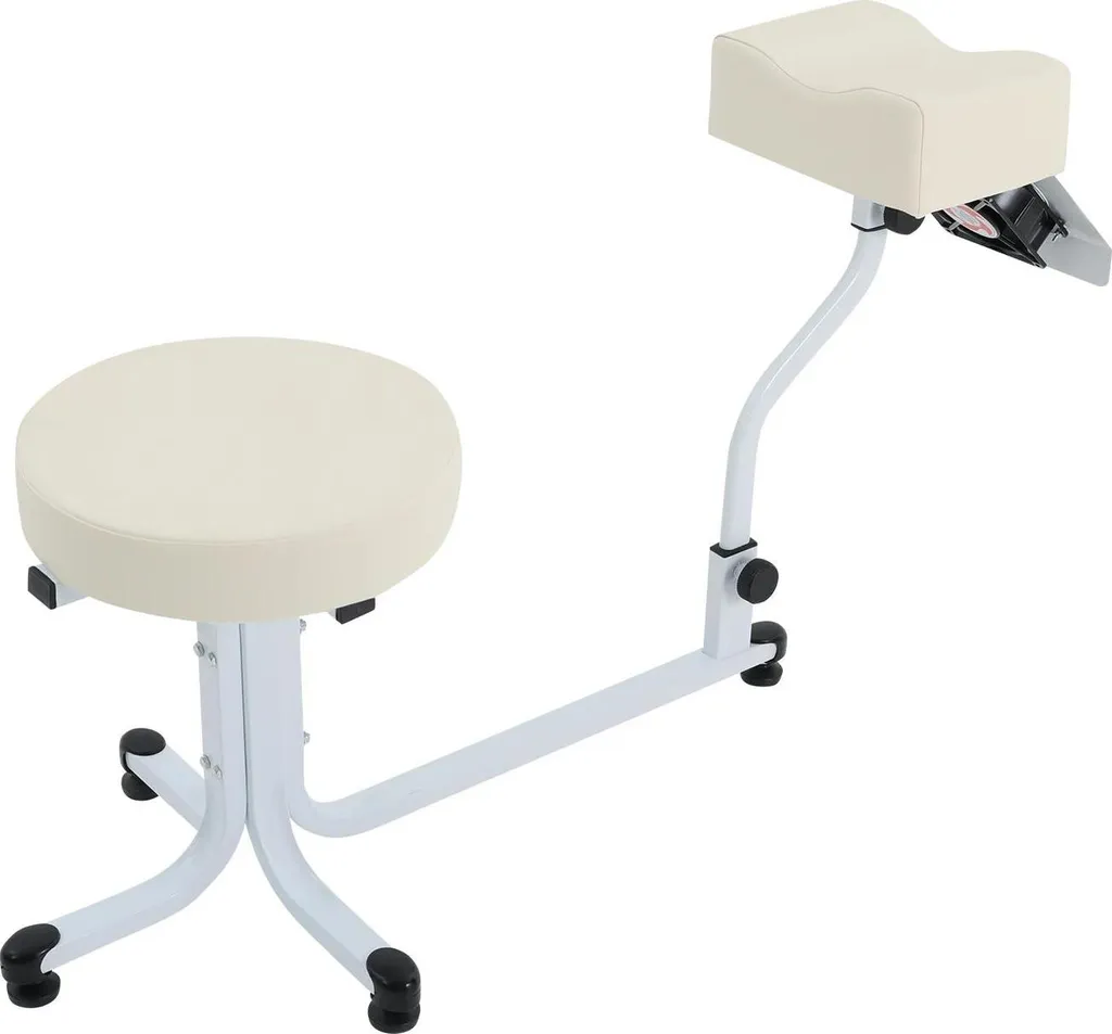 Fauteuil de pédicure électrique contre le mal de dos en mousse blanche