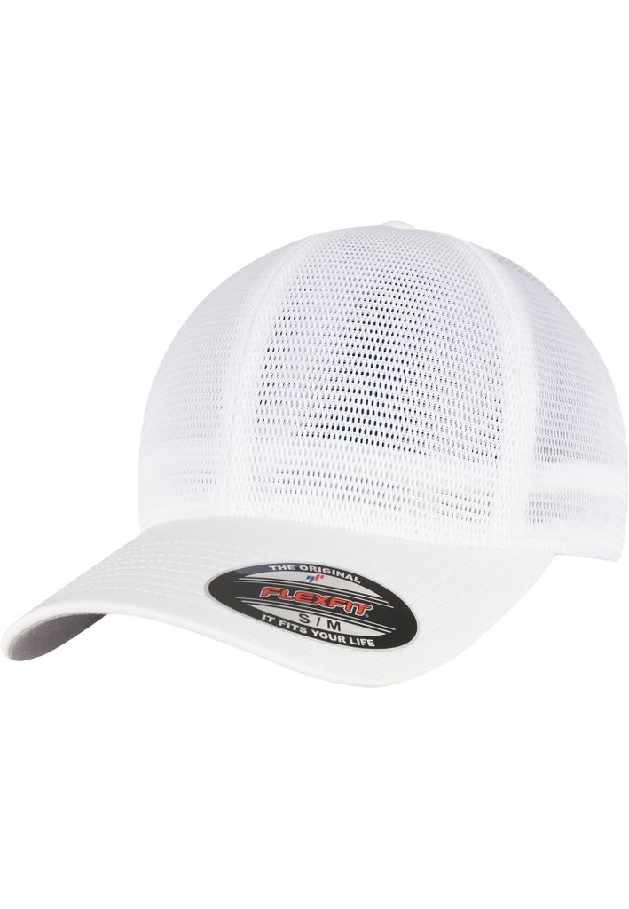 FLEXFIT 360 | Flexfit 360 Omnimesh Cap, Ohne Verschluss - Farbe: White - Größe: L/XL