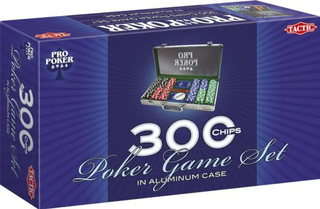 Mallette de poker de table Tactic avec jetons pour tournoi - 2