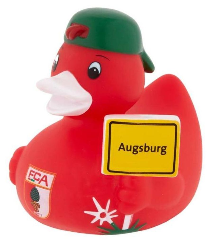 FC Augsburg Badeente – Offizieller Fanartikel für alle Anhänger des Fußballvereins