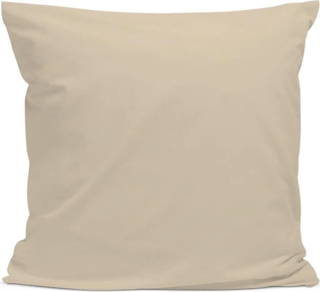 Taie d'Oreiller 65x65 cm Percale de Coton 80 Fils - Confort Premium Lin