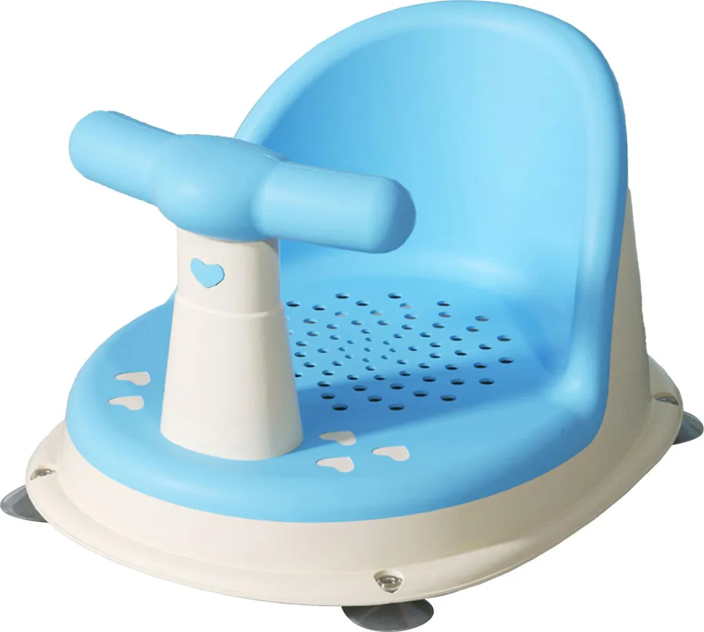 Siège de bain bébé anti-glisse réglable pour sécuriser le bain du soir