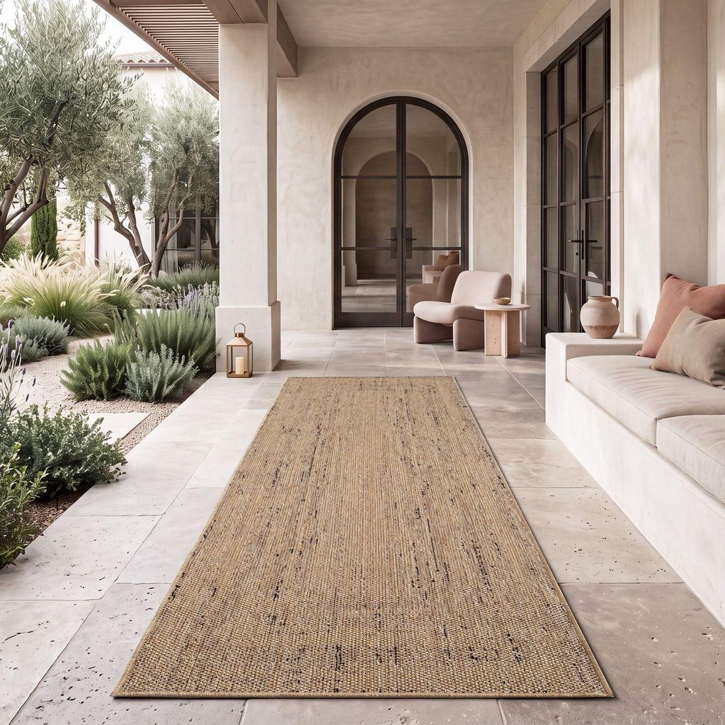 TT Home Waschbarer In-& Outdoorteppich Wetterfest Garten Produktbild 