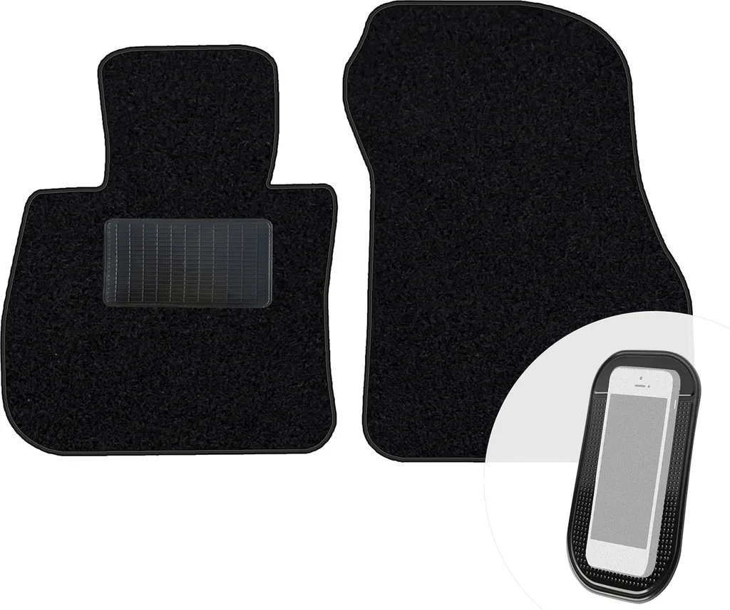 Set 2 Tappetini Velours Nero per BMW G30 2017+ moto-MOLTICO Premium