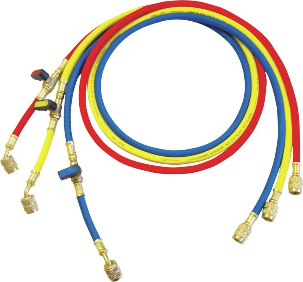 Rothenberger Druckschläuche-Set PLUS, 1/4" SAE, 1,5m