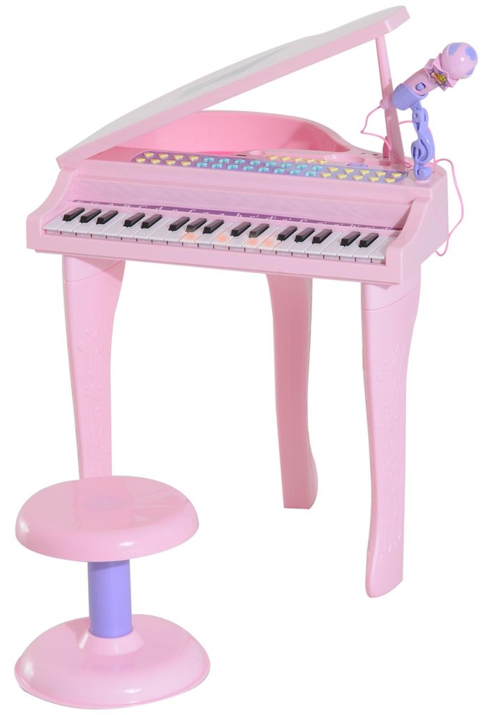 HOMCOM Dětské klávesy Mini klavír Klávesový nástroj MP3 se Obrázek produktu 