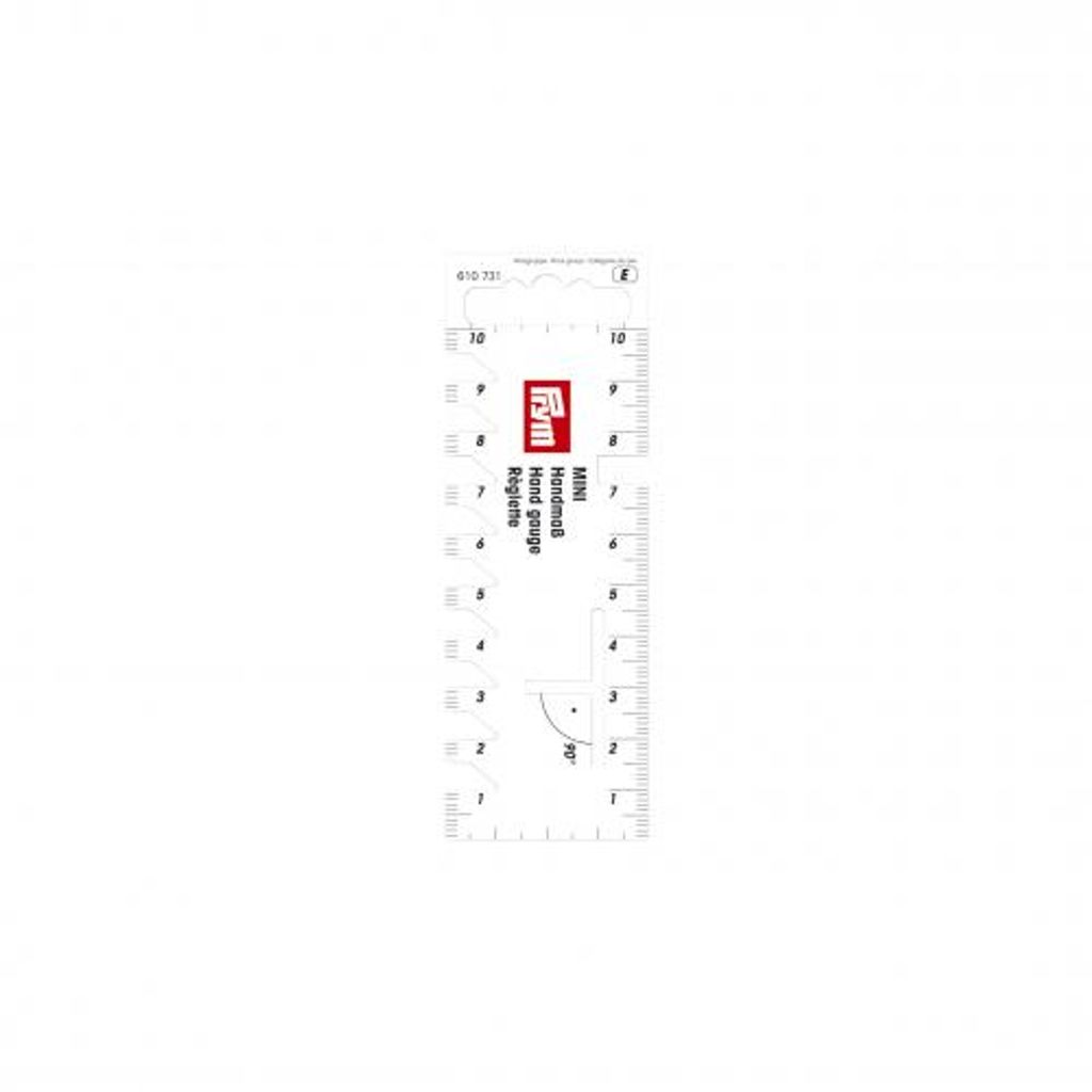 PRYM Handmaß Mini, weiß, Skala 10 cm