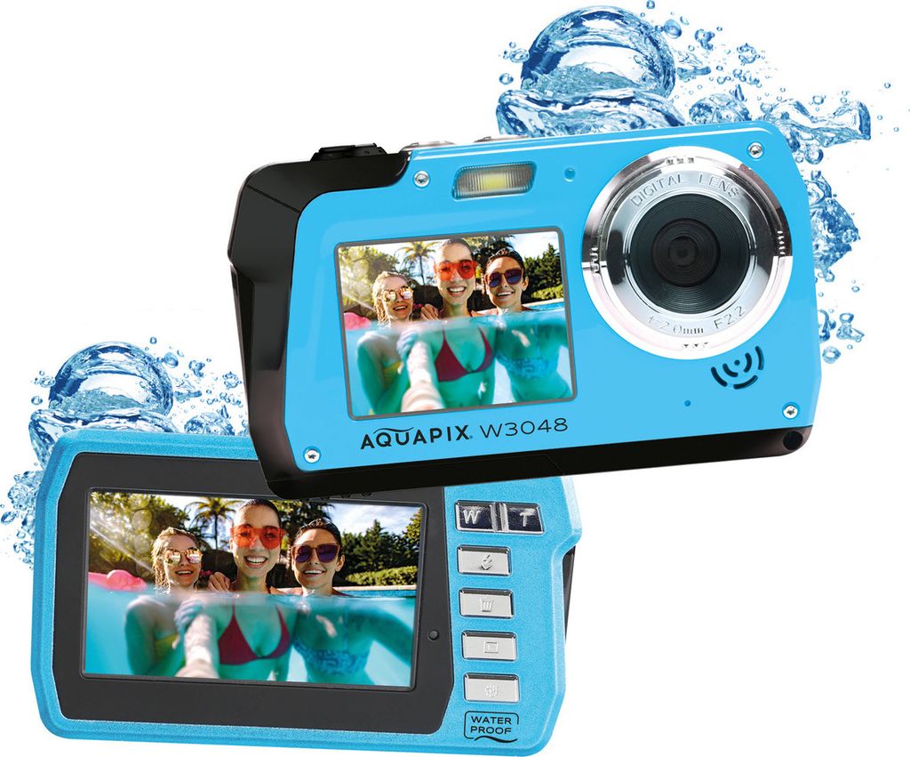 Easypix Aquapix W3048 Edge, kleur: ijsblauw Productafbeelding 