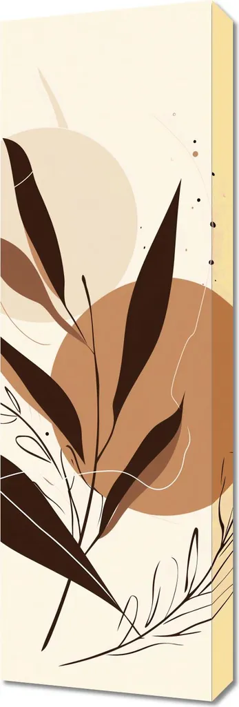 Offerta Quadro 30x90 cm Sussurro d'autunno - Telaio in Legno Incluso