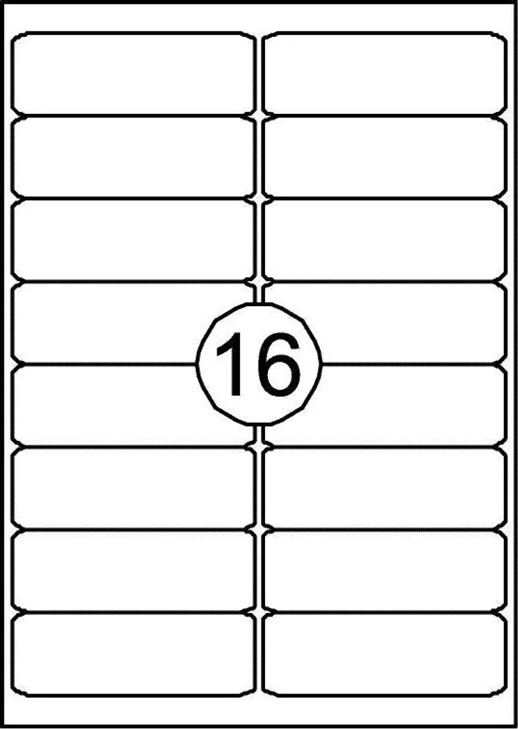 Étiquettes pour Envois de Colis et Courriers 99,1x33,9 mm - 1600 Unités