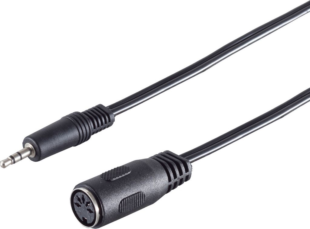 Klinkenstecker 3,5mm Stereo/ Würfelbuchse 0,2m