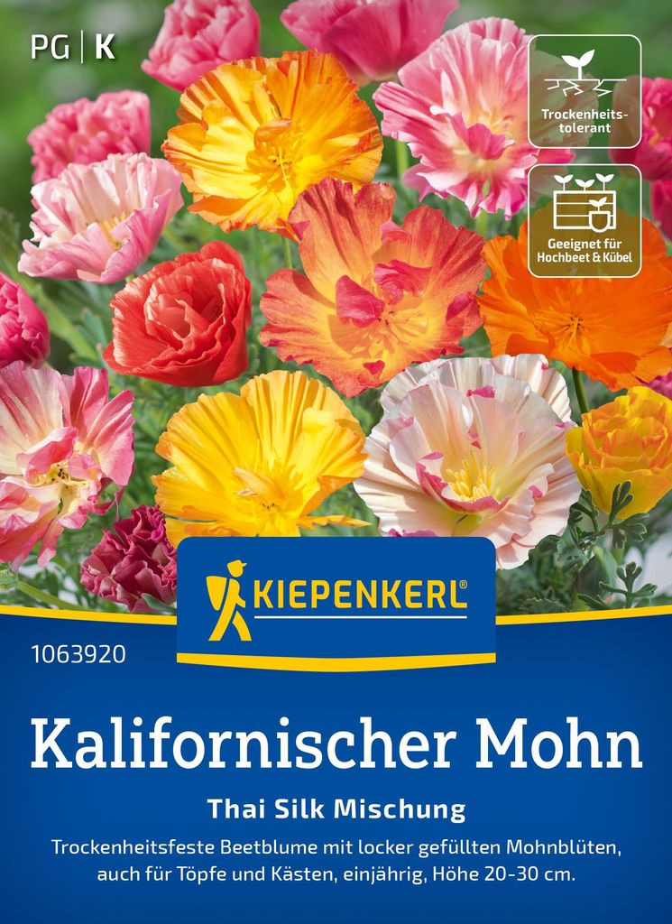Artikelbild 2 von 'Kalifornischer Mohn Thai Silk Mischung' aus der Kategorie Mohnsamen