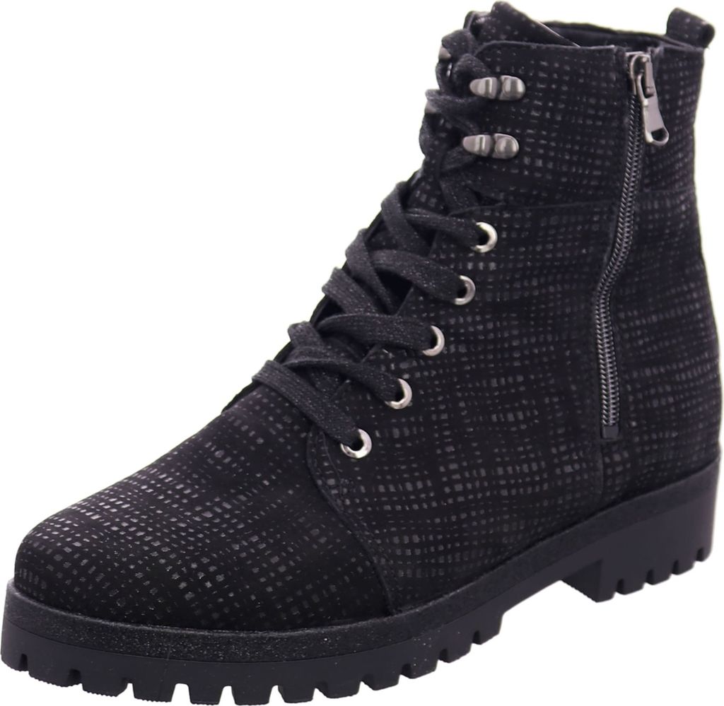 Waldläufer Schnürstiefeletten Damen 31363037363631 Schwarz 42 EU