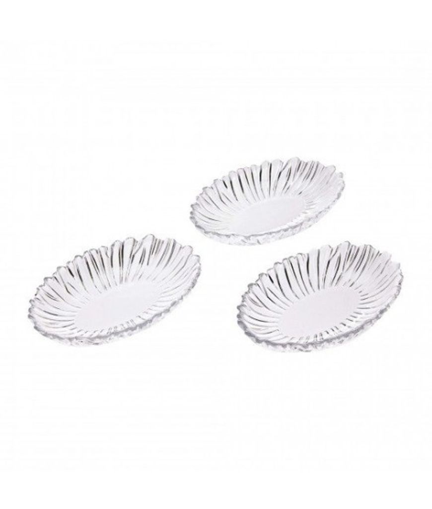 Aurora Snackschalen oval 3er Set 15x10xH2,6cm Pasabahce Produktbild 