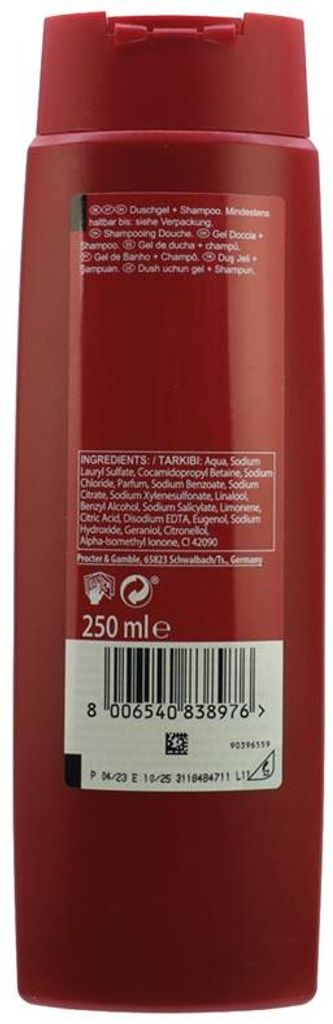Old Spice | Sprchový gél 3v1 Original - 250 ml - Mužská Obrázok produktu 