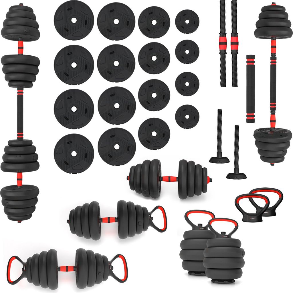 6-in-1 Krafttrainingsset - 30 kg Produktbild 