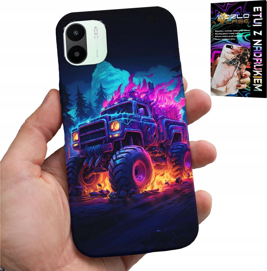 Hülle Für Xiaomi Redmi A1 - Monstertruck Mega Truck Designs Hülle