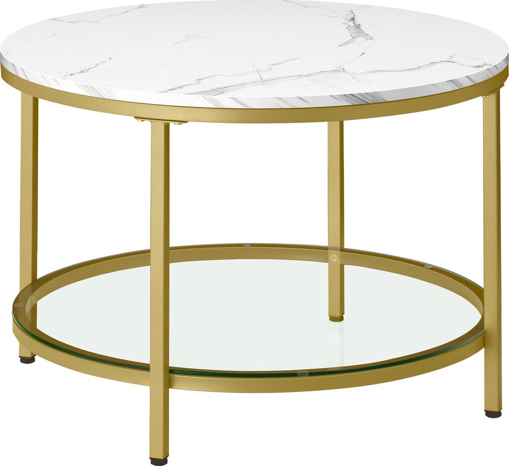 VASAGLE Couchtisch, Wohnzimmertisch, 65 x 46 cm (Ø x H), Produktbild 
