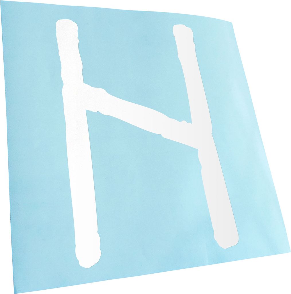 Kiwistar - Autoaufkleber - Futhark HAGALAZ Rune - Neon Matt - Aufkleber für Auto Kfz Fahrrad, LKW, Truck Mofa