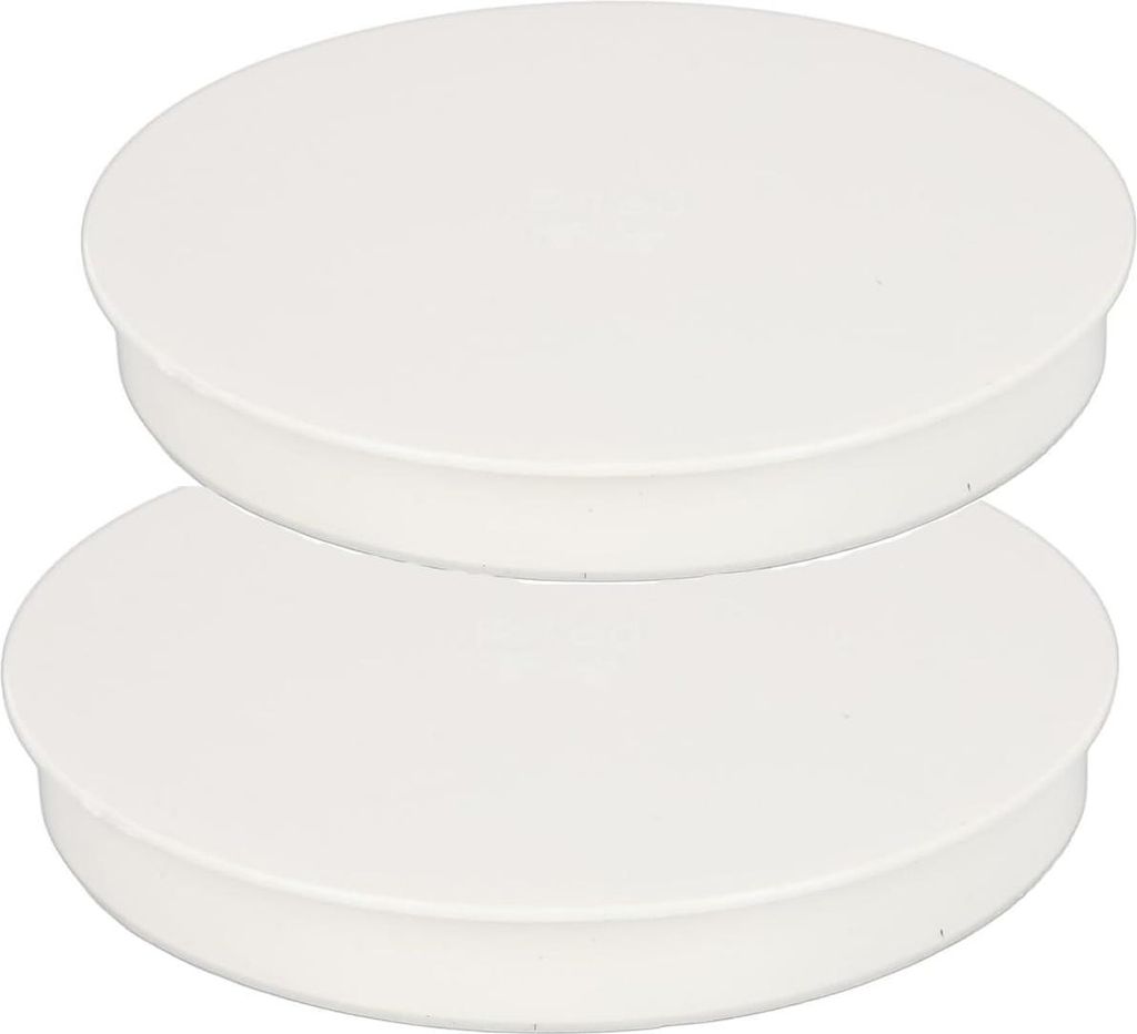 2 stück Lüftungsrohr Abdeckung für Muffenstopfen DN 100mm - Rohr Deckel 100mm, Rohrabdeckung Deckel, PVC Abdeckkappe Abwasserrohr Deckel Endkapp...