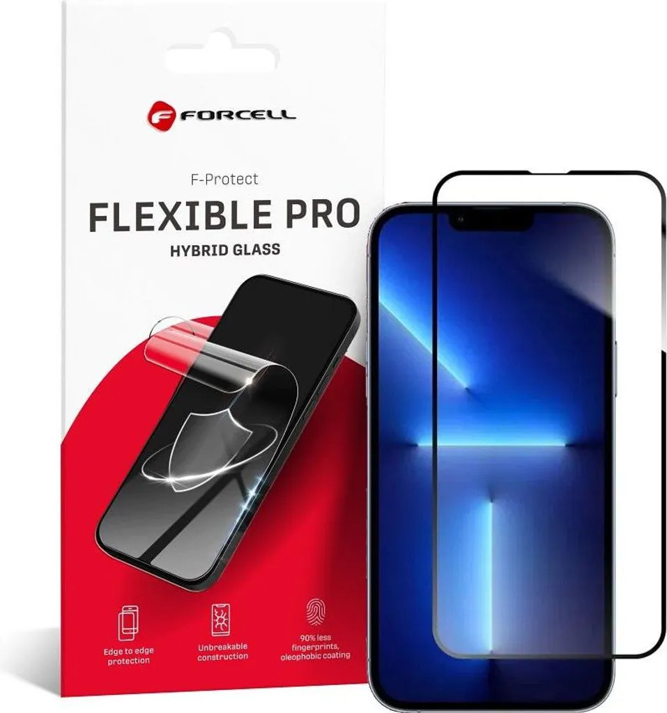 Protezione Schermo iPhone 13 Pro Max Forcell Vetro Ibrido 5D