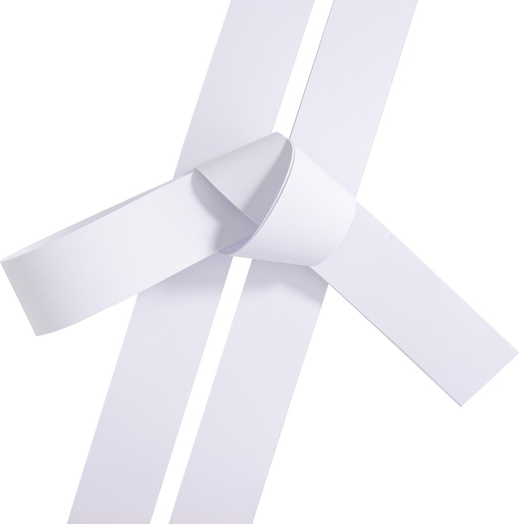 XXL Fröbelsterne, 4 cm, 17 Streifen Weiß Produktbild 